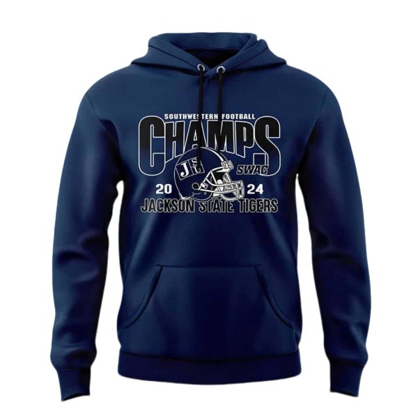 Tigers Southwestern Football SWAC 2024 Champions Hoodie 1