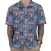 Trump 45 47 US Presidential Hawaiian Shirt