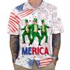 Trump Dancing Merica St Patricks Day Hawaii Shirt