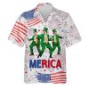 Trump Dancing Merica St Patricks Day Hawaii Shirt