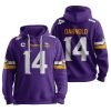 Vikings Captain Darnold 15 Football Unisex Hoodie 1