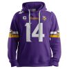 Vikings Captain Darnold 15 Football Unisex Hoodie 2