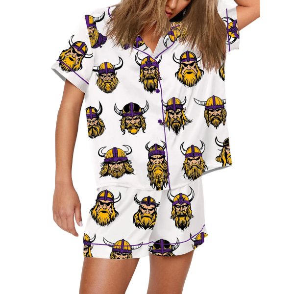 Vikings Football Pajama Set