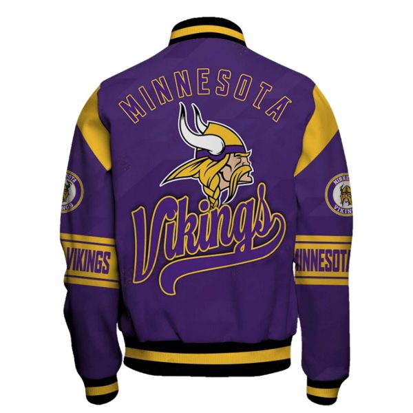 Vikings Football Unisex Varsity Jacket