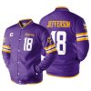 Vikings Jefferson 18 Football Unisex Varsity Jacket 1