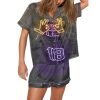 Vikings Justin Jefferson Poster Neon Pajama Set