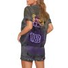 Vikings Justin Jefferson Poster Neon Pajama Set 2