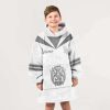 Vikings Winter Warrior Football Unisex Blanket Hoodie