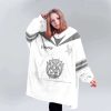 Vikings Winter Warrior Football Unisex Blanket Hoodie 5