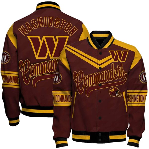 Washington Football Unisex Varsity Jacket 1