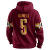 Washington Redskins 5 Daniels Football Unisex Hoodie