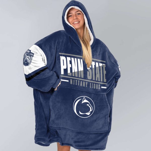 We Are Spenn State Football Unisex Blanket Hoodie 3