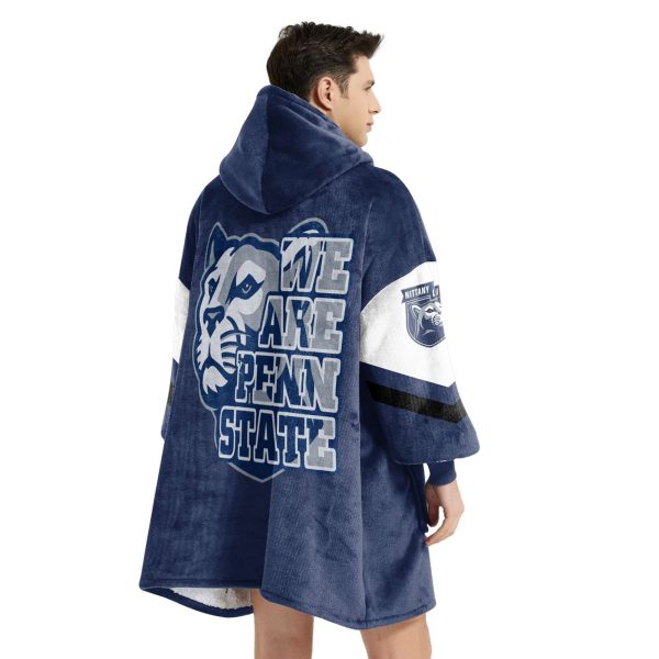 We Are Spenn State Football Unisex Blanket Hoodie 4