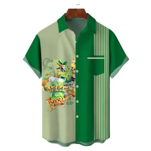 Why Irish Eyes Are Smilin Bee Patricks Day Hawaiian Shirt