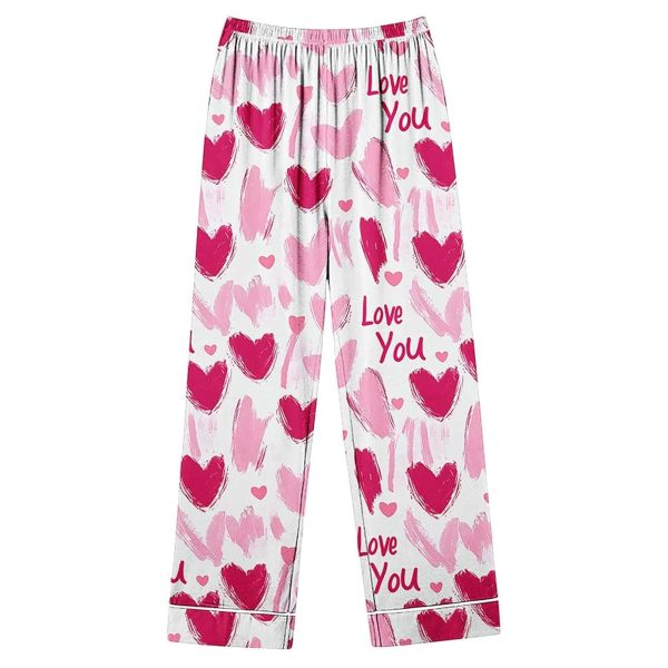 Women Love You Valentines Day Pajamas Set