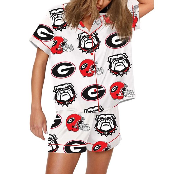 Womens Bulldogs Pajama Set