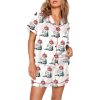 Womens Bulldogs Trump Football Pajama Set 1