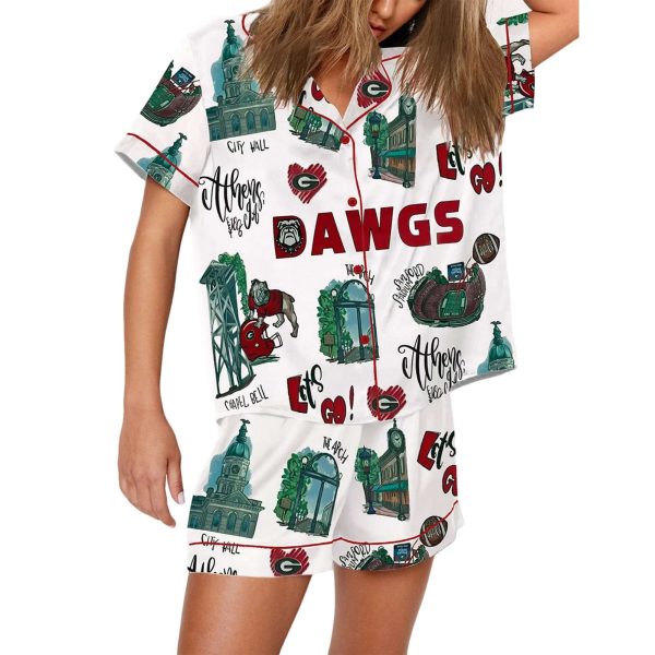 Womens Georgia Football Pajama Set