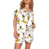 Womens Steelers Football Pajama Set 1