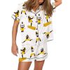 Womens Steelers Football Pajama Set