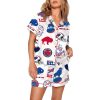 Womes Bills Pajama Set 1