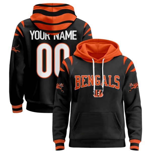 Bengals Football Custom Pullover Hoodie