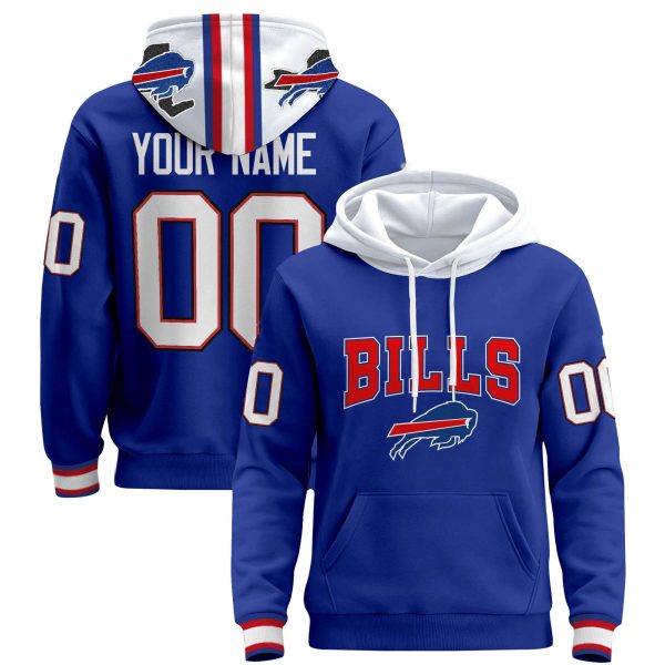 Bills Football Custom Pullover Hoodie