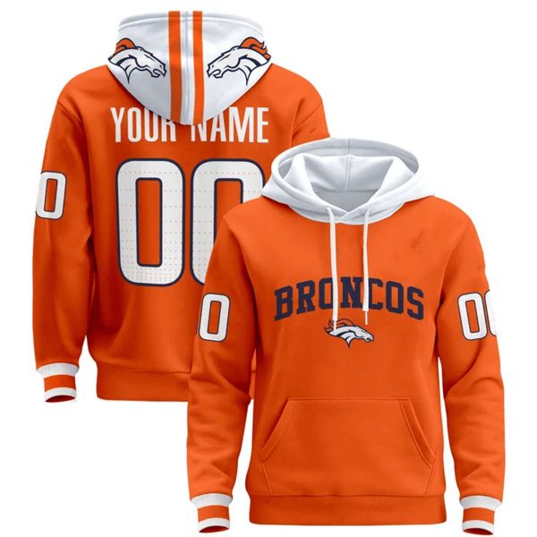 Broncos Football Custom Pullover Hoodie 1