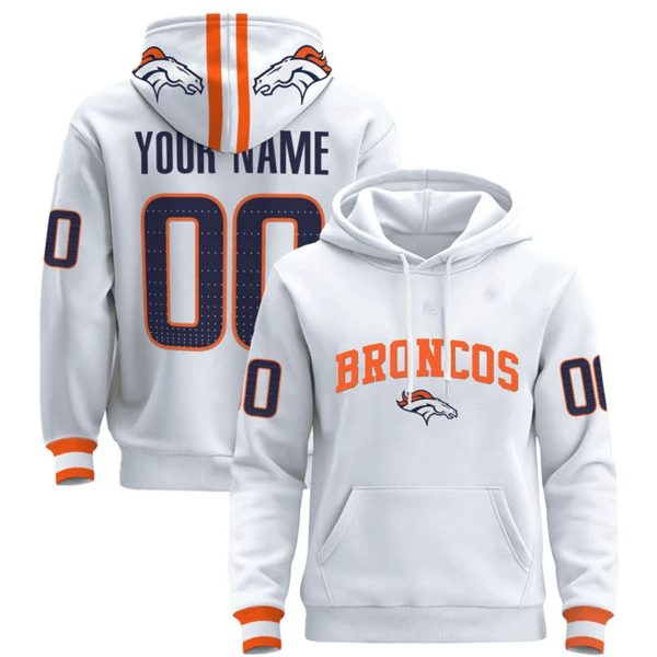 Broncos Football Custom Pullover Hoodie 3