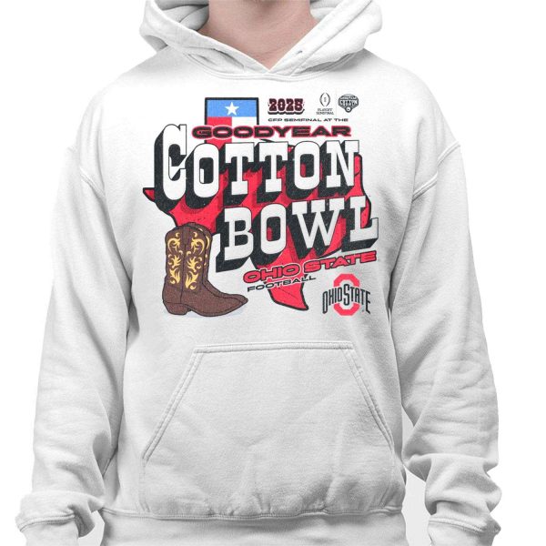 Buckeyes 2025 Goodyear Cotton Bowl Football Shirt