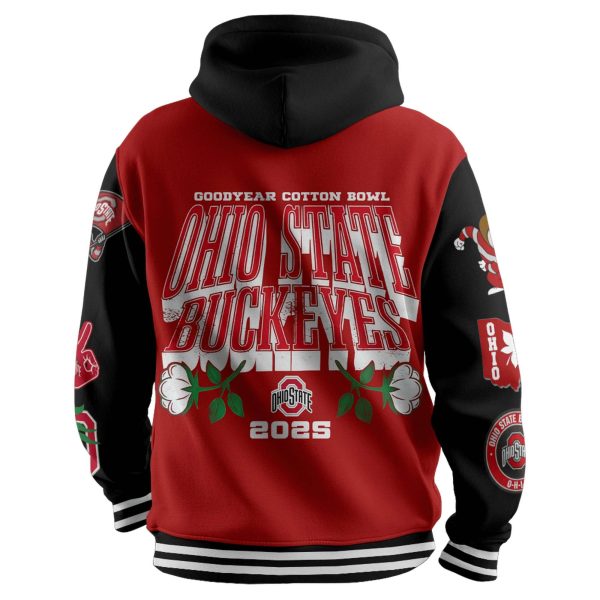 Buckeyes 2025 Goodyear Cotton Bowl Football Unisex Hoodie