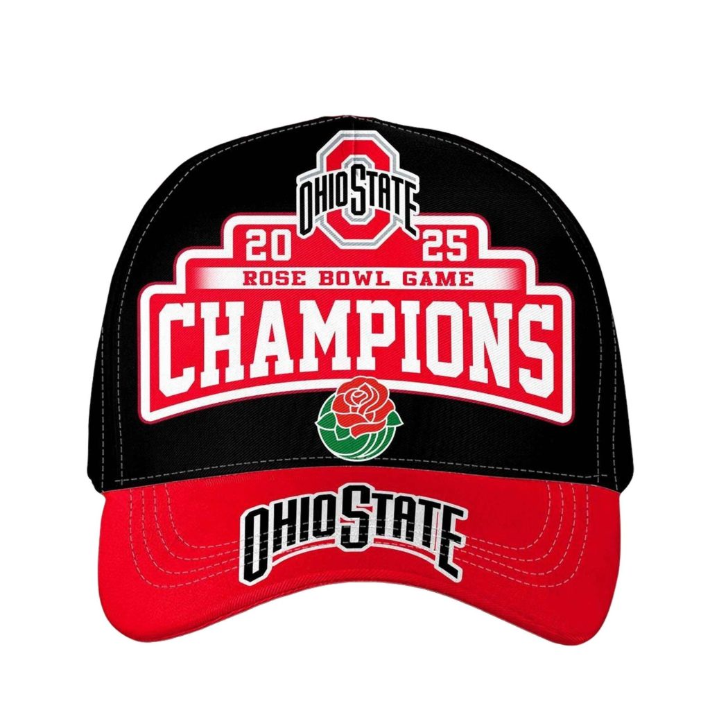 Buckeyes 2025 Rose Bowl Game Champions Cap