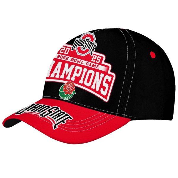 Buckeyes 2025 Rose Bowl Game Champions Cap