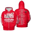 Buckeyes 2025 Rose Bowl Game Champions Hoodie