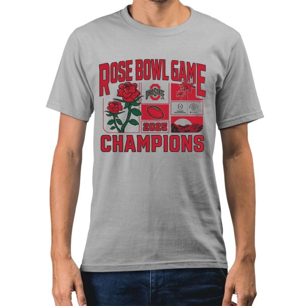 Buckeyes 2025 Rose Bowl Game Champions Shirt