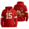 Chief 15 Patrick Maliomes Football Unisex Hoodie 1