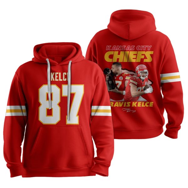 Chief 87 Kelce Football Unisex Hoodie