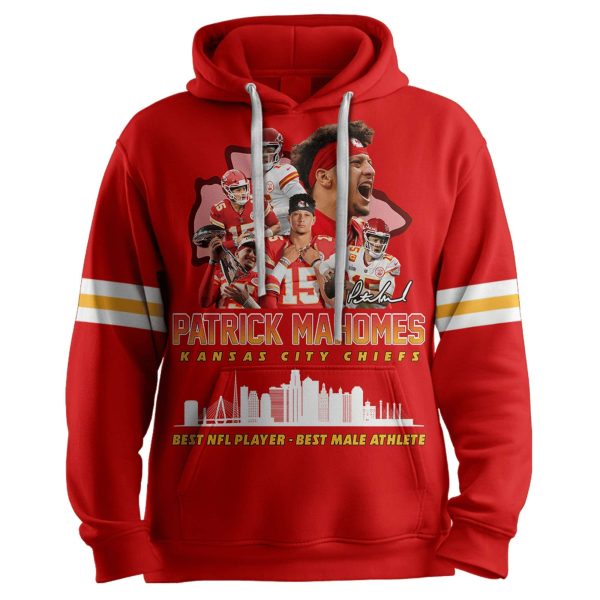 Chief Patrick Maliomes 15 Football Unisex Hoodie 2