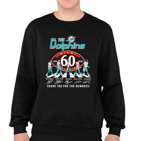 Dolphins 1965 2025 Thank You For The Memories Shirt