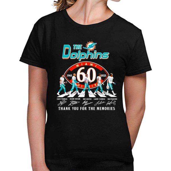 Dolphins 1965 2025 Thank You For The Memories Shirt