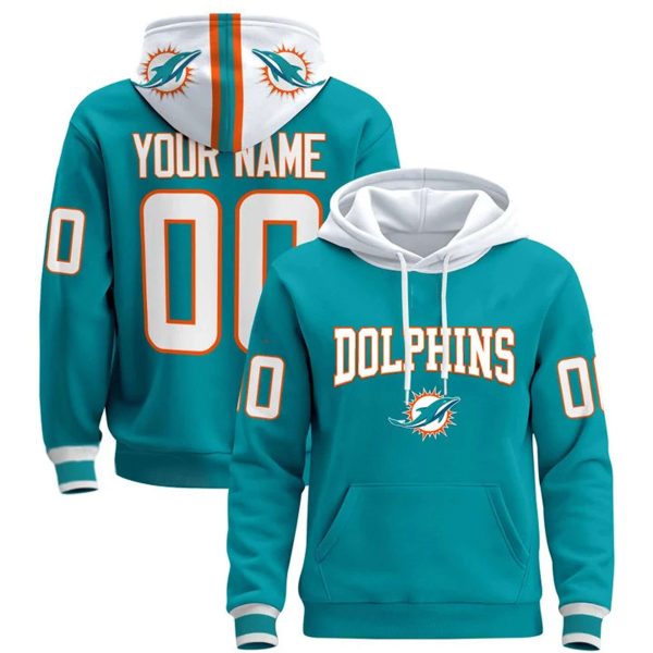 Dolphins Football Custom Pullover Hoodie 1