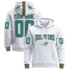 Dolphins Football Custom Pullover Hoodie