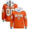 Dolphins Football Custom Pullover Hoodie 5