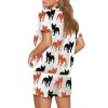 Frenchie Short Sleeve Pajama Set 2