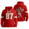 God First Then Family Second Chiefs Football Kelce 87 Unisex Hoodie