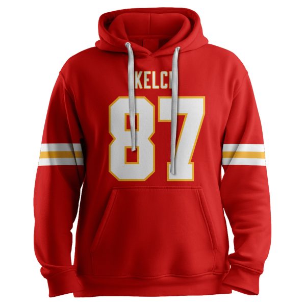 God First Then Family Second Chiefs Football Kelce 87 Unisex Hoodie