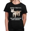 I Am Contaminated With Radiation Japanese Cat Shirt