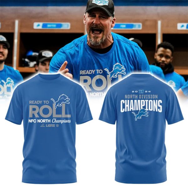 Lions 2024 North Division Champions Trophy Collection Shirt