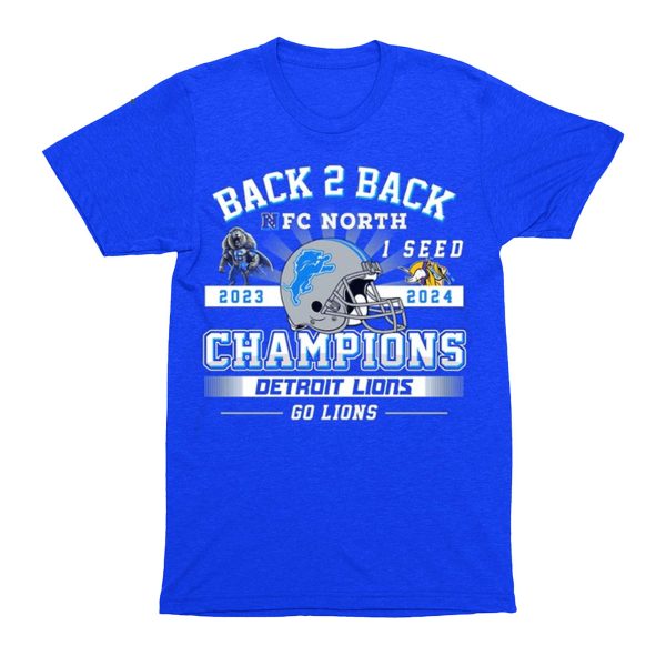 Lions Back To Back 1 Seed 23 24 North Division Champions Shirt 1