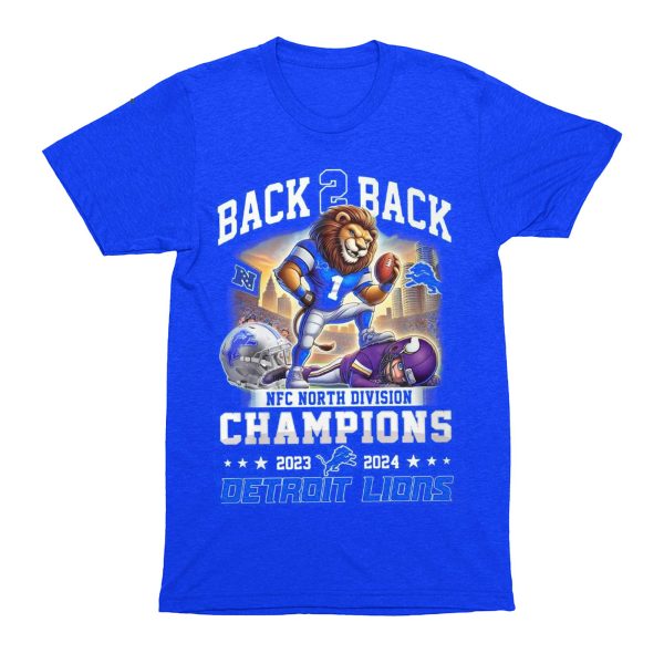 Lions Back To Back 23 24 North Division Champions Shirt 1